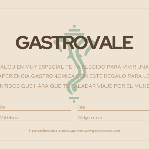 Degustación Ganesh | 1 Pax
